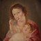 Flämischer Künstler, Madonna mit Kind, 1670, Öl auf Holz, gerahmt 15