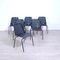 Black Chairs from Mim, Italy, 1960s, Set of 6 4