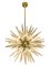 Italian Sputnik Chandelier in Brass and Murano Glass 2