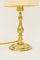 Historistic Brass Table Lamp with Fabric Shade, Vienna, Austria, 1890s 4