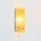 Scandinavian Amber Glass and Brass Wall Light by Carl Fagerlund for Orrefors & Lyfa, 1960s 6