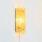 Scandinavian Amber Glass and Brass Wall Light by Carl Fagerlund for Orrefors & Lyfa, 1960s, Image 6