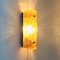 Scandinavian Amber Glass and Brass Wall Light by Carl Fagerlund for Orrefors & Lyfa, 1960s 7