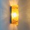 Scandinavian Amber Glass and Brass Wall Light by Carl Fagerlund for Orrefors & Lyfa, 1960s, Image 7