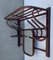 Wall Mounted Coat Rack with Mirror from Fischel, 1900s 4