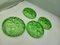 Art Deco Green Bowls from Niemen Steelworks, 1930s, Set of 4, Image 2