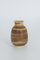 Small Mid-Century Scandinavian Modern Honey Stoneware Vases by Gunnar Borg for Höganäs Ceramics, 1960s, Set of 4 4