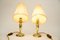 Art Deco Table Lamps with Fabric Shades, Vienna, Austria, 1920s, Set of 2, Image 8