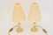 Art Deco Table Lamps with Fabric Shades, Vienna, Austria, 1920s, Set of 2 3