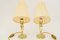 Art Deco Table Lamps with Fabric Shades, Vienna, Austria, 1920s, Set of 2 2