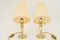 Art Deco Table Lamps with Fabric Shades, Vienna, Austria, 1920s, Set of 2, Image 2