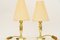 Art Deco Table Lamps with Fabric Shades, Vienna, Austria, 1920s, Set of 2, Image 1