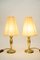 Art Deco Table Lamps with Fabric Shades, Vienna, Austria, 1920s, Set of 2 6