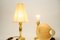 Lampade da tavolo Art Déco con paralumi in tessuto, Vienna, Austria, anni '20, set di 2, Immagine 10