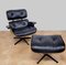 Poltrona e poggiapiedi di Charles & Ray Eames per Herman Miller, set di 2, Immagine 1