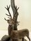 Lámpara de mesa de bronce con ciervo atribuida a Valenti, años 60, Imagen 16