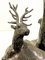 Lámpara de mesa de bronce con ciervo atribuida a Valenti, años 60, Imagen 6