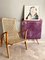 Chaise Vintage en Noyer, 1950s 2