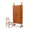 Vintage Wardrobe with Wooden Uprights, 1960s 13