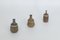 Small Mid-Century Scandinavian Modern Earthy Brown Stoneware Vases by Gunnar Borg for Höganäs Ceramics, 1960s, Set of 3 6