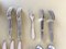 Vintage Mitra Cutlery in Stainless Steel from Georg Jensen, 1960s, Set of 76, Image 11