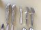 Vintage Mitra Cutlery in Stainless Steel from Georg Jensen, 1960s, Set of 76 14