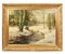 Kees Terlouw, Paesaggio sotto i boschi con neve, anni '20, Olio su tela, con cornice, Immagine 1