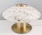 Vintage Italian Murano Glass and Brass Table Lamp, 1980s 1