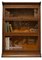 Sectional Glazed Three-Tier Bookcase in Oak, 1920s, Image 3