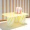 Table Candy en Verre Jaune par Studio Berg 6