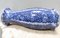 Jarrón Chinoiserie de cerámica lacada en azul de Laveno, años 40, Imagen 7