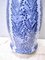 Blau lackierte Chinoiserie Keramikvase von Laveno, 1940er 11
