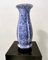 Chinoiserie Blue Lacquered Ceramic Vase by Laveno, 1940s 1