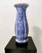 Chinoiserie Blue Lacquered Ceramic Vase by Laveno, 1940s, Image 1