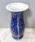 Chinoiserie Blue Lacquered Ceramic Vase by Laveno, 1940s 8