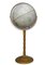 Lampadaire Modèle No 16. Crams Imperial World Globe sur un support en bois dur tourné et laiton 3