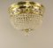 Ceiling Light in Brass with Glass Beads from Bakalowits & Söhne, 1950s 2