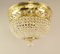 Ceiling Light in Brass with Glass Beads from Bakalowits & Söhne, 1950s 1