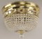 Lampada da soffitto in ottone con perle di vetro di Bakalowits & Söhne, anni '50, Immagine 7