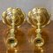 Georgian Brass Candlesticks, Set of 2 3