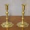 Georgian Brass Candlesticks, Set of 2 1