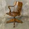 Edwardian Oak Swivel Chair, 1890s, Image 7