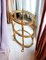 French Bar Cart in Brass and Glass from Maison Baguès, 1950s 3