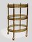 French Bar Cart in Brass and Glass from Maison Baguès, 1950s, Image 1