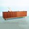 Credenza Mid-Century minimalista in noce, anni '60, Immagine 17