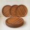 Scandinavian Modern Plates in Zebrawood, 1960s, Set of 12, Image 1