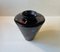 Modernist Black Porcelain Vase in the Style of Wassily Kardinsky, 1950s 4