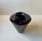 Modernist Black Porcelain Vase in the Style of Wassily Kardinsky, 1950s 5