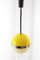 Lampe Boule ABS Jaune et Blanche de Disderot, 1960s 1