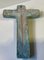 Crucifix Inri en Céramique Vernie, Italie, 1930s 3